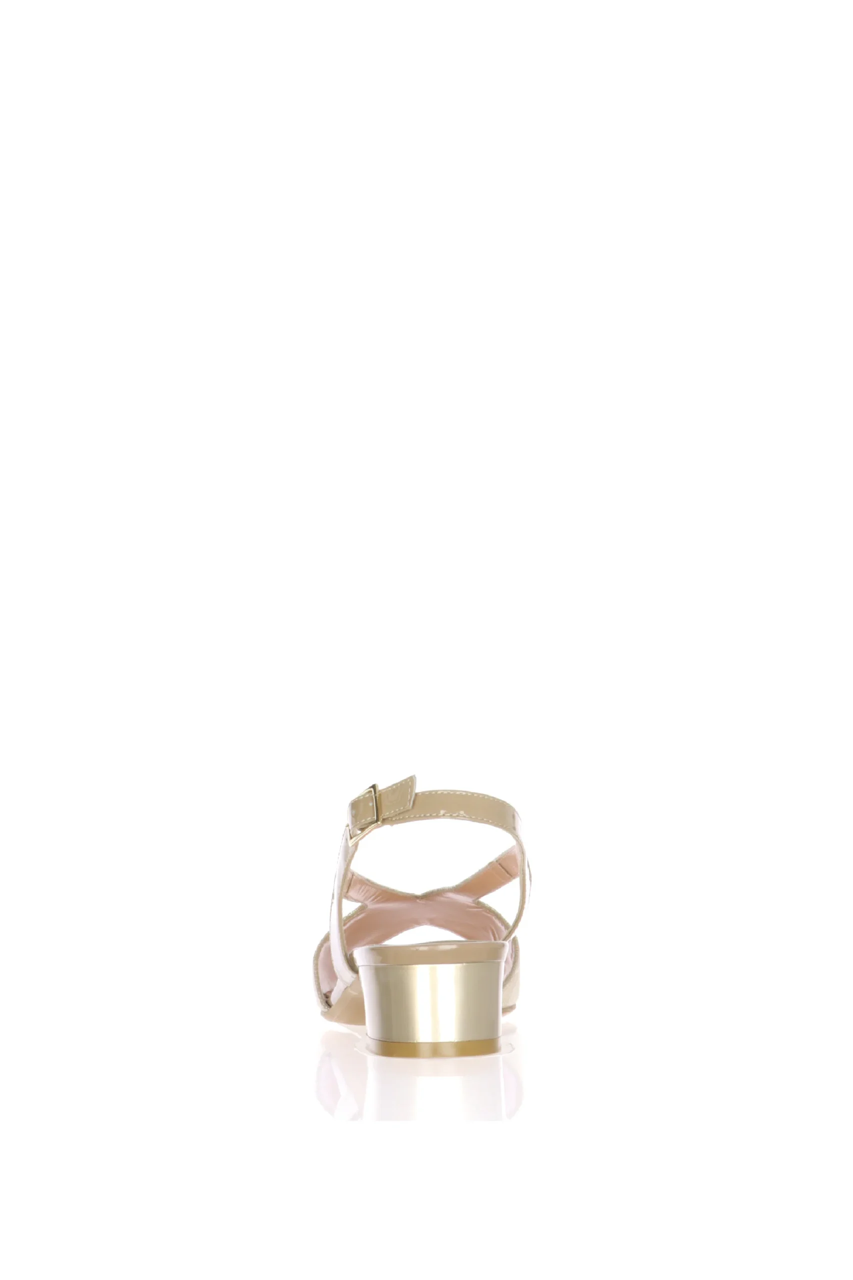 Sandalo elegante in camoscio beige con tacco basso Soffice Sogno - immagine 7