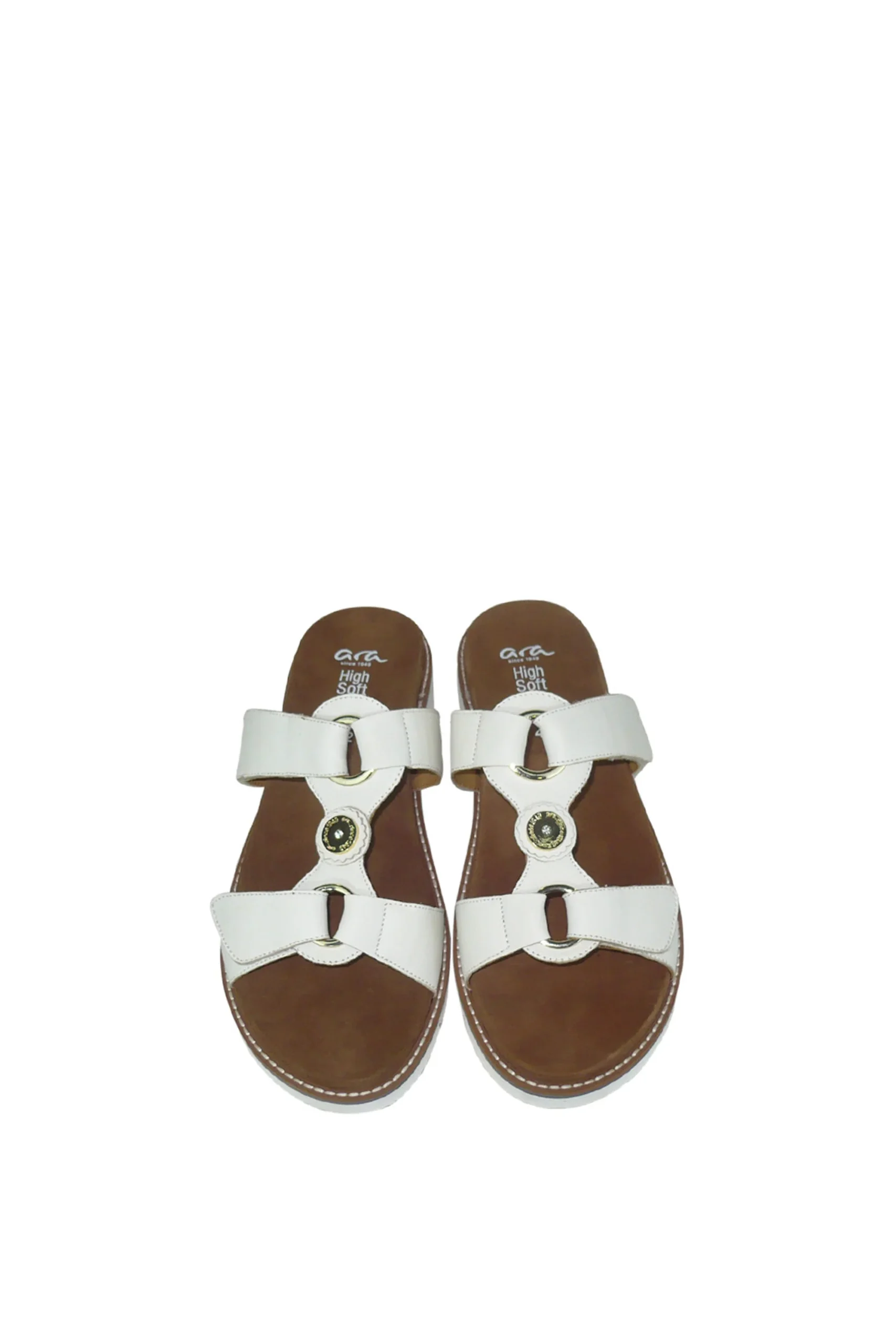 Sandalo senza cinturino in pelle numeri donna 42 43 Ara shoes 1228130 - immagine 6