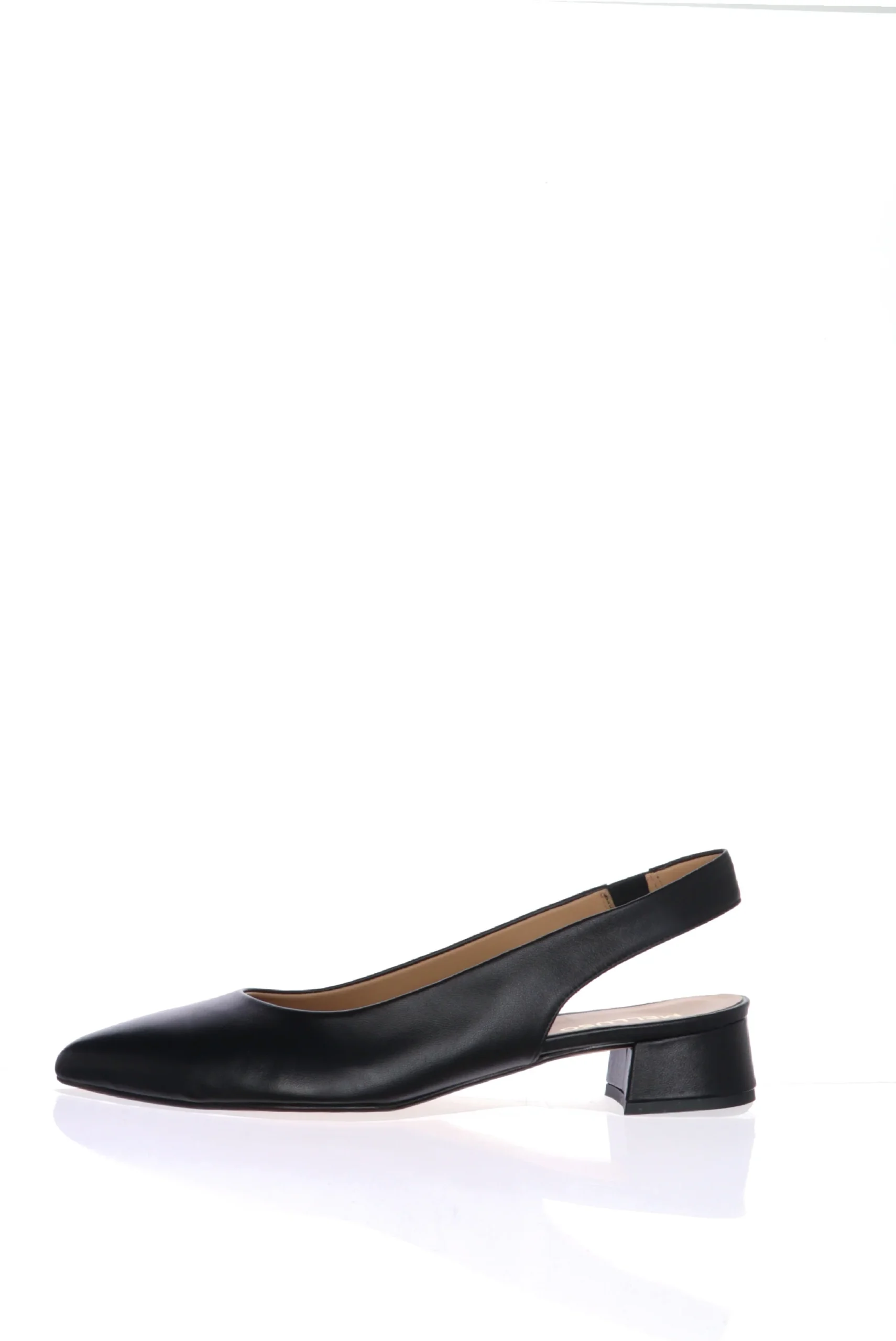 Slingback nera e beige bassa fino al n 44 Melluso