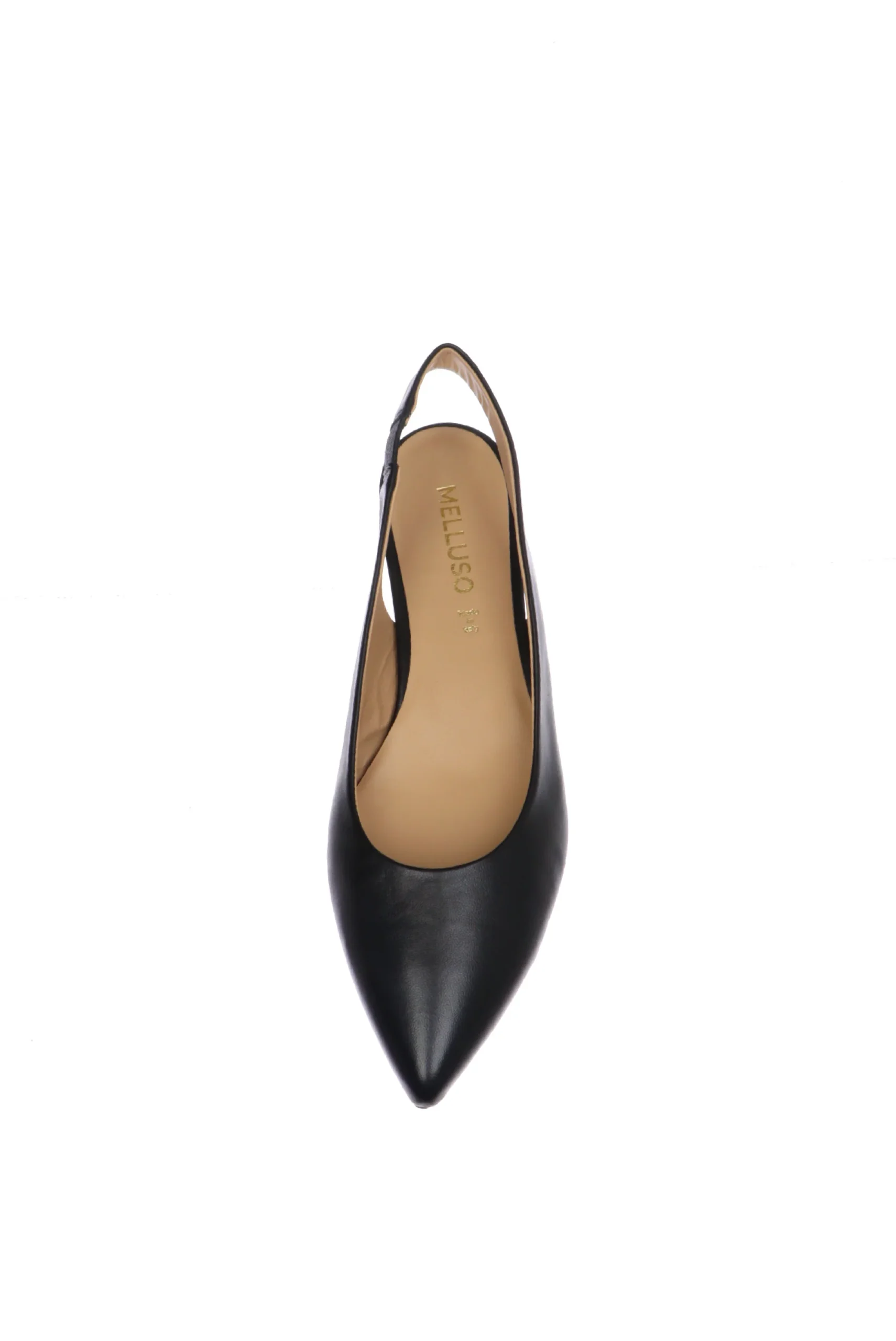 Slingback nera e beige bassa fino al n 44 Melluso - immagine 6