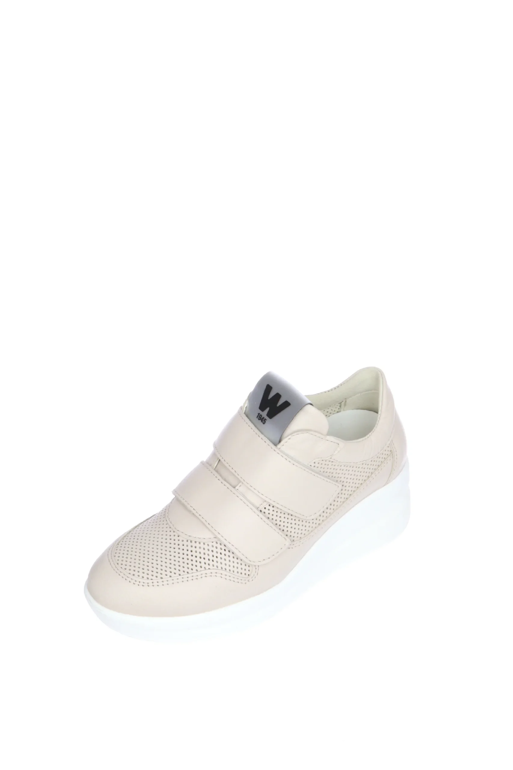 Sneaker in nappa panna con velcro dal 33 al 44 Melluso - immagine 5