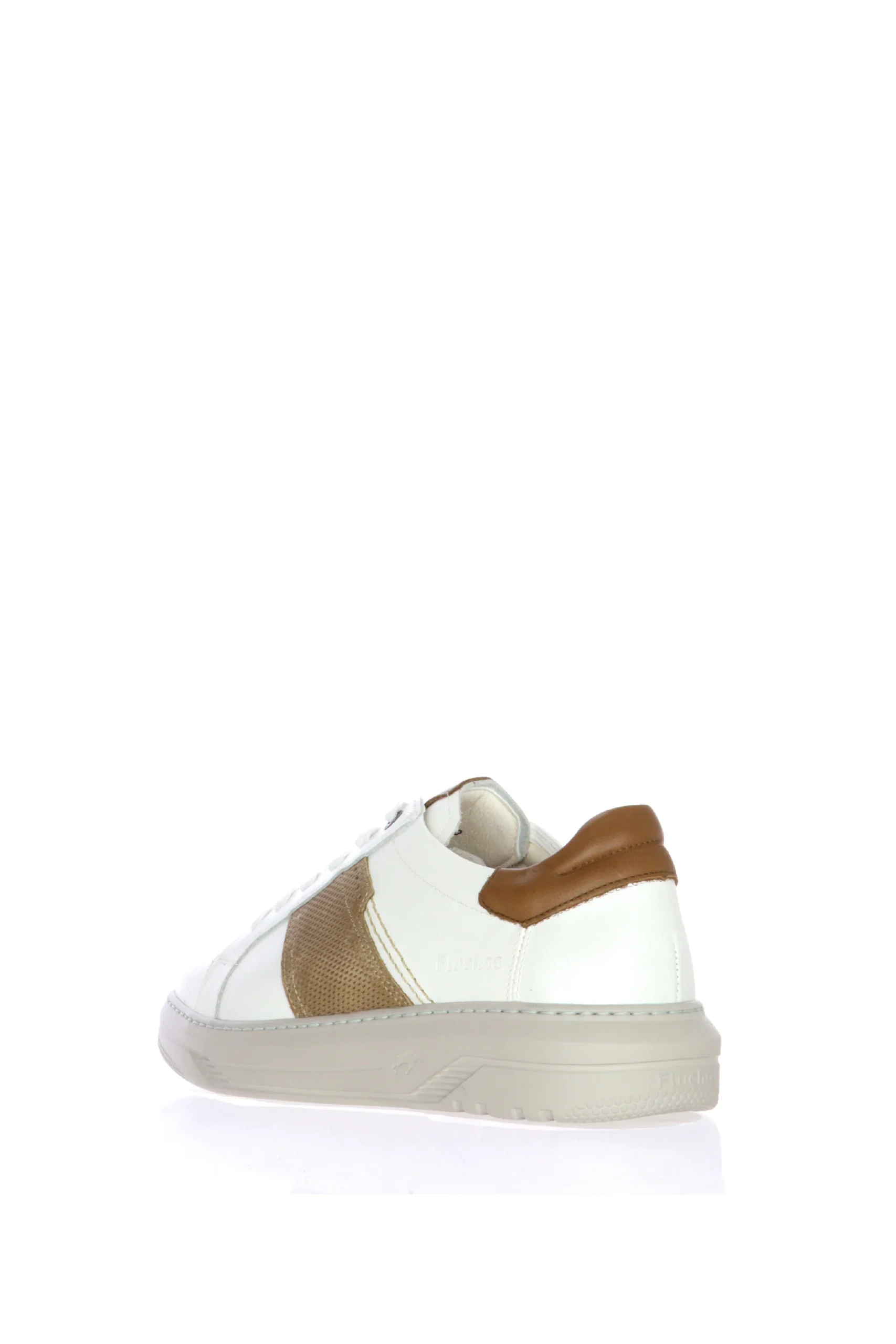 Sneakers in pelle verde blu bianche con lacci Fluchos - immagine 8