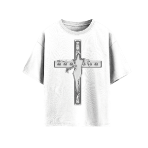 T-SHIRT CROCE WHITE