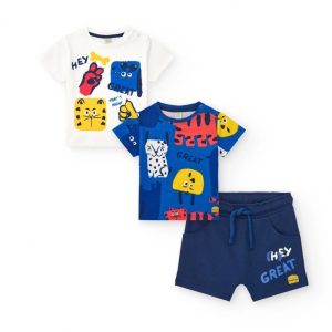 SET 2 T-SHIRT CON BERMUDA BLU – TUC TUC