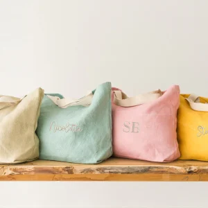 Borsa Mare "Polignano" con ricamo personalizzato