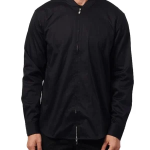Camicia Casual Uomo Nero