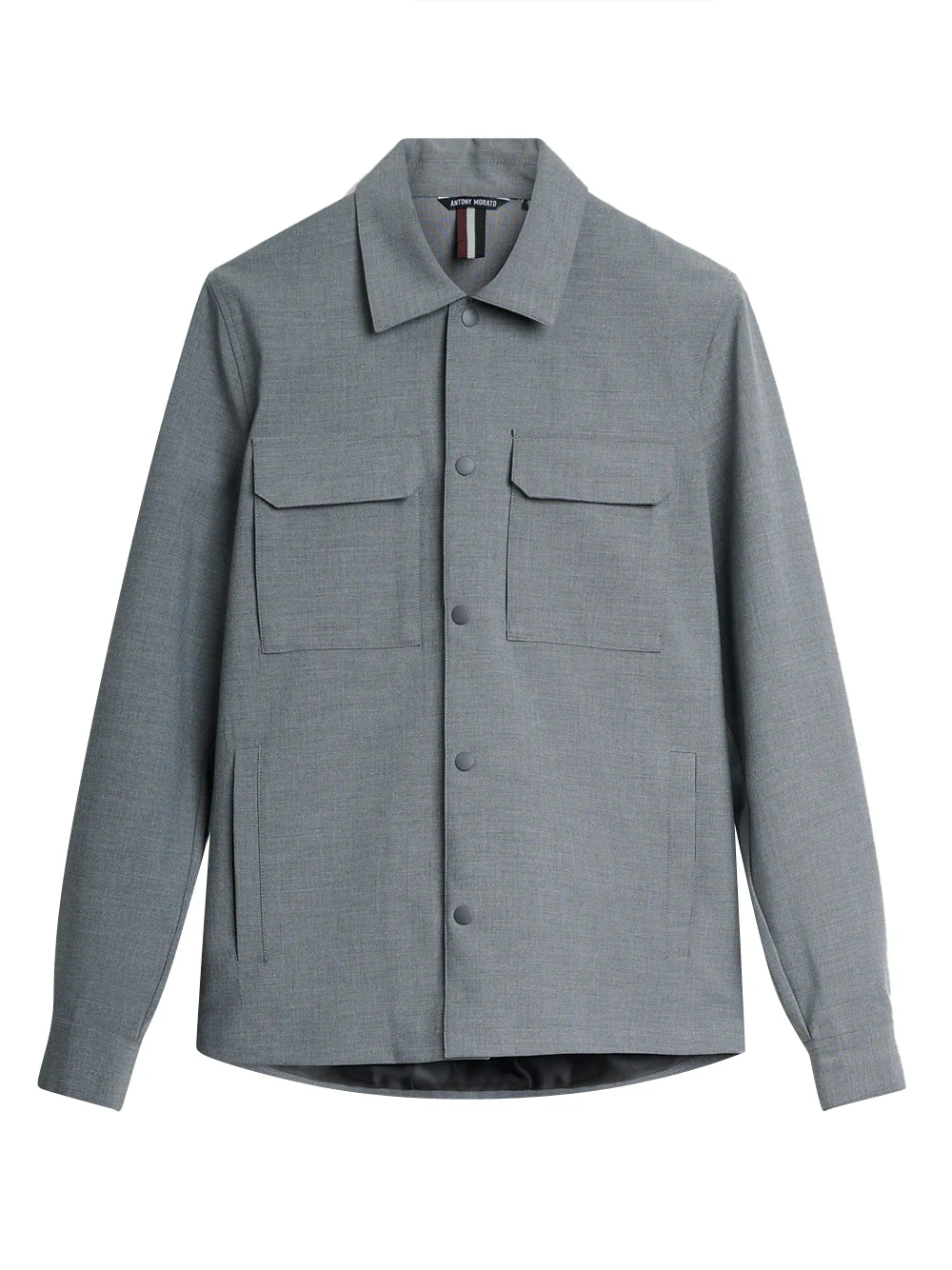 Camicia Casual Uomo MMSL00764-FA600295 Grigio