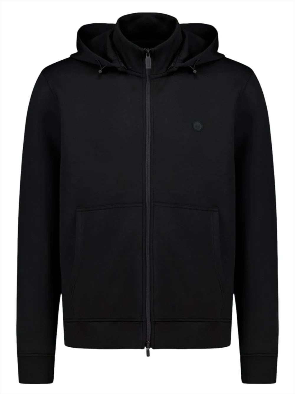 Felpa Cappuccio Uomo Hoodie Fleece Nero