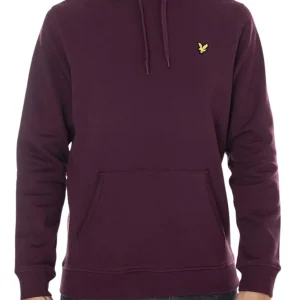 Felpa Cappuccio Uomo Bordeaux