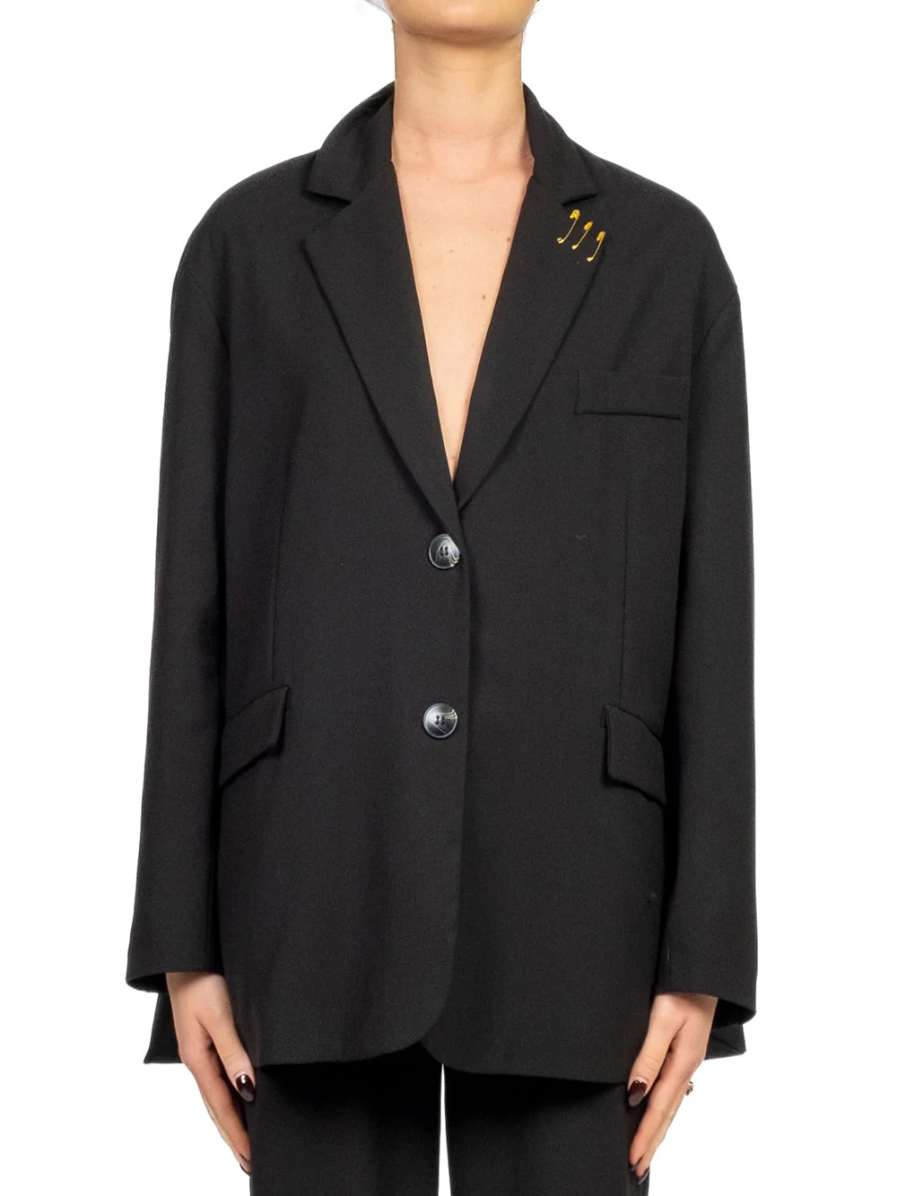 Blazer Donna Nero - immagine 2