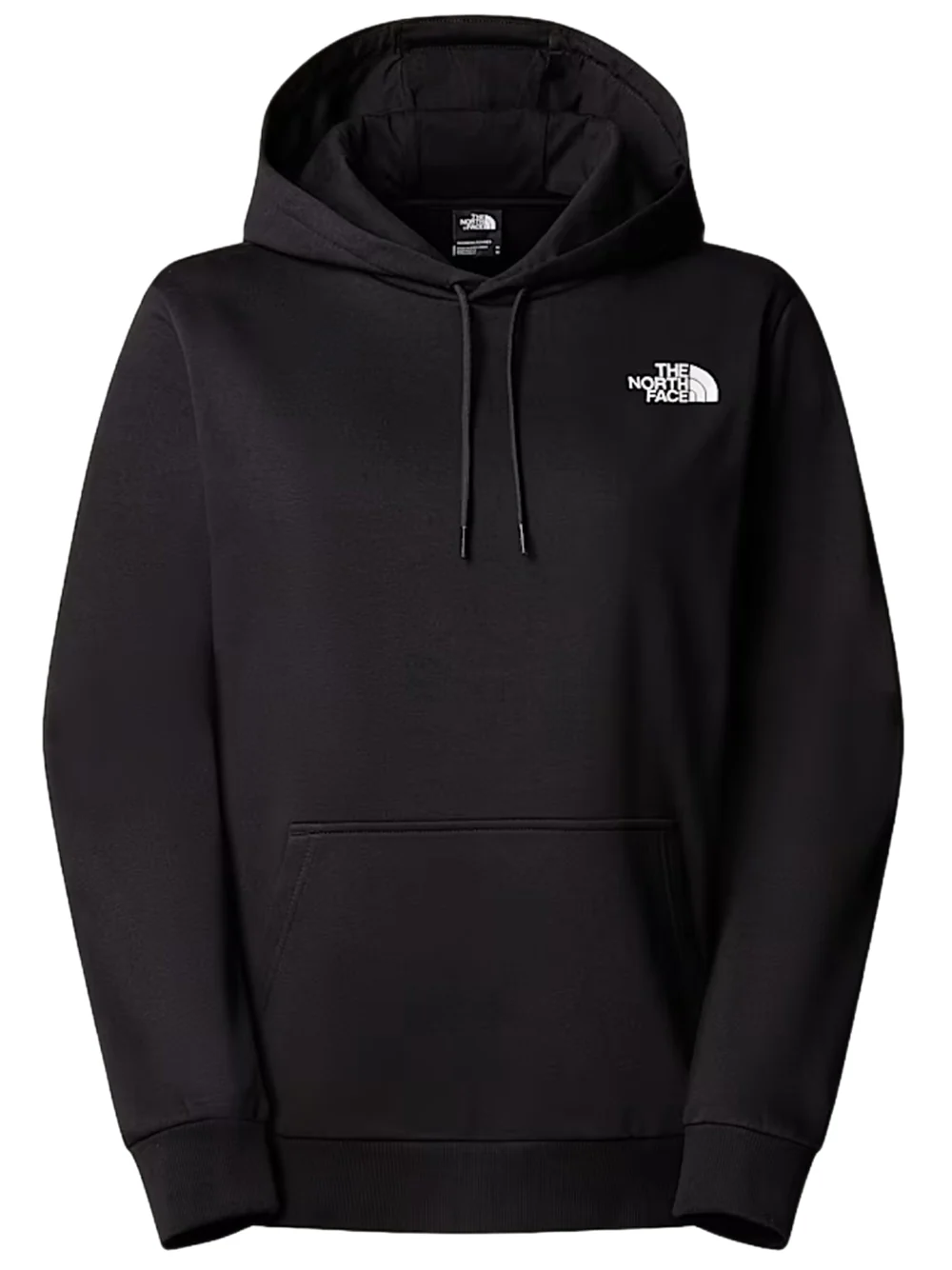 Felpa Cappuccio Donna Simple Dome Hoodie Nero - immagine 2