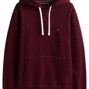 Felpa Cappuccio Uomo MW0MW39997 Rosso