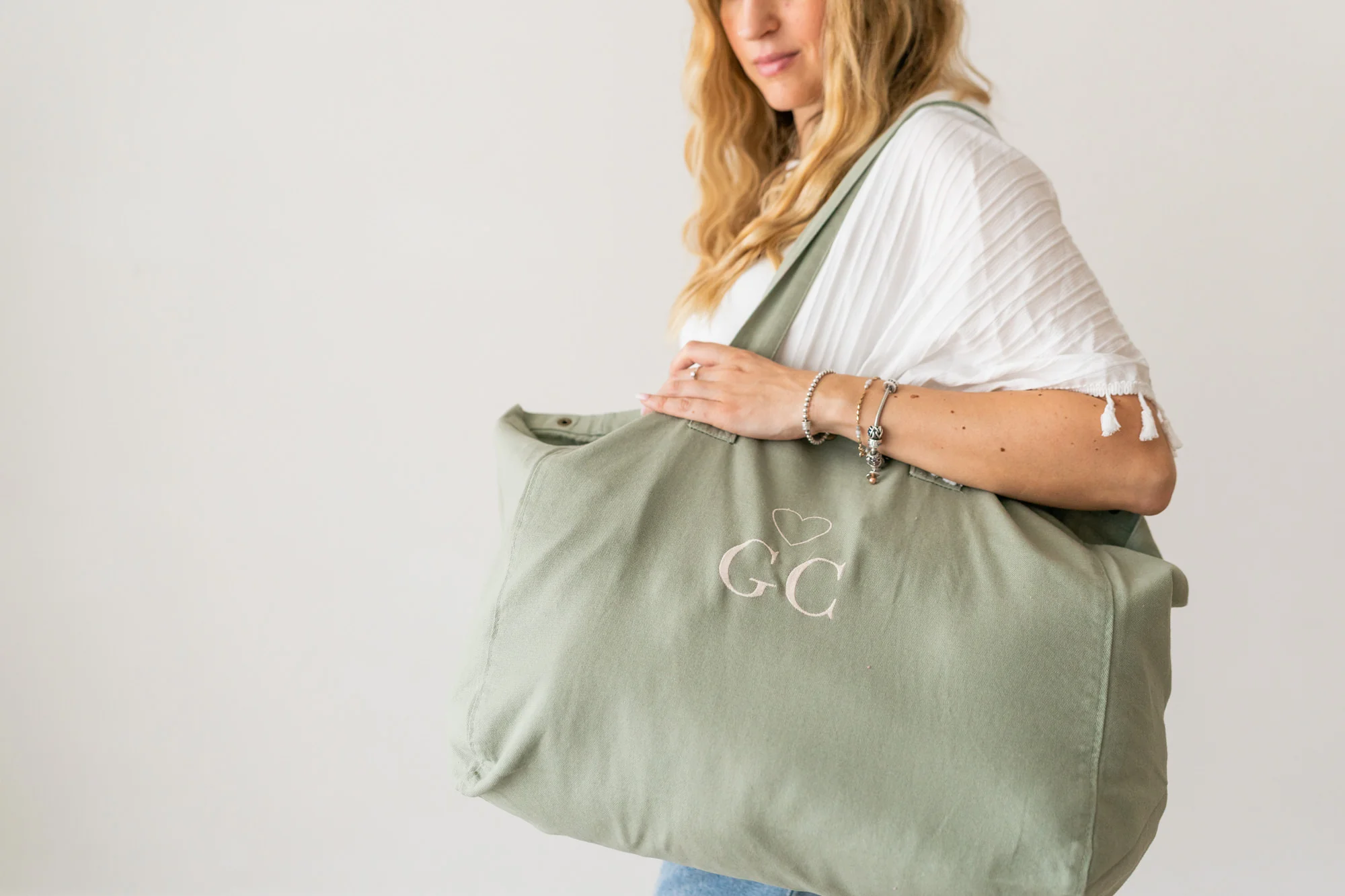 Borsa Mare "Tropea" con ricamo personalizzato - immagine 5