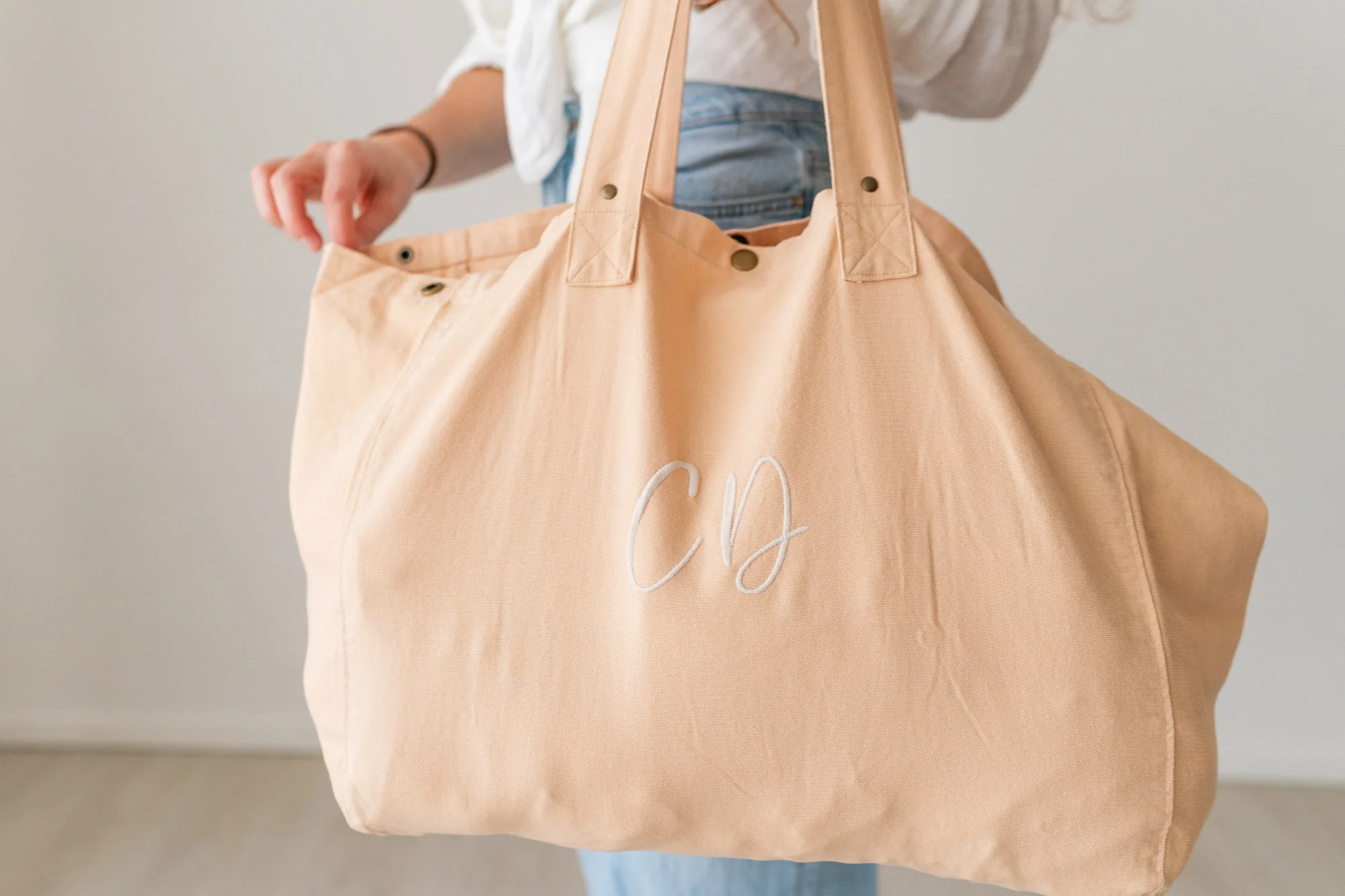 Borsa Mare "Tropea" con ricamo personalizzato - immagine 4