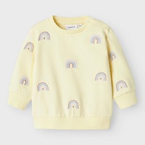 FELPA ARCOBALENO GIALLO – NAME IT