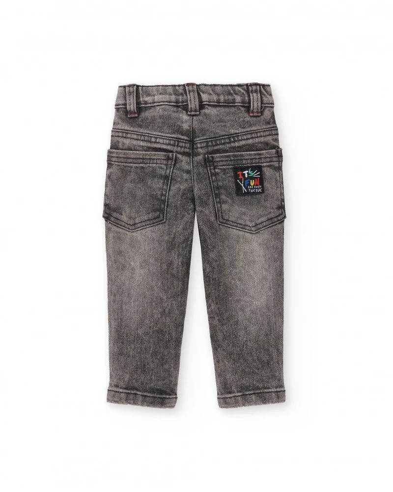 JEANS LUNGO NERO HEY SUSHI – TUC TUC - immagine 3