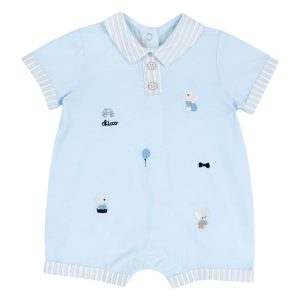 PAGLIACCETTO M/C CELESTE BORDI RIGATI – CHICCO