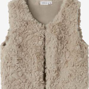 SMANICATO PELLICCIA BEIGE – Name it