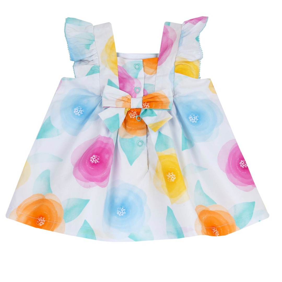 VESTITO B.CO CON STAMPA FIORI – CHICCO - immagine 3