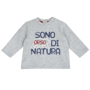 MAGLIETTA M/L GRIGIO CON STAMPA – CHICCO