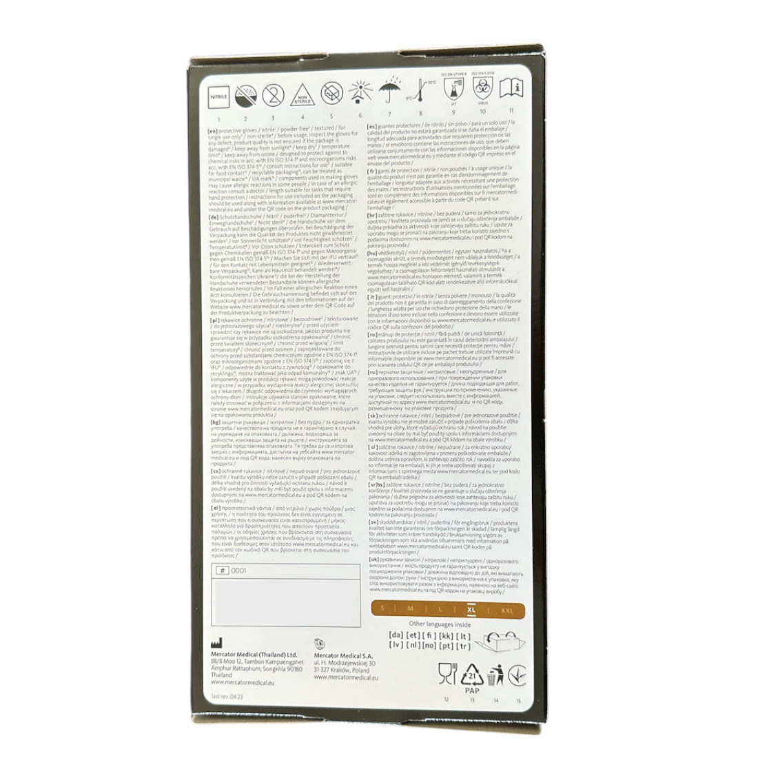 Guanti monouso in nitrile Mercator GoGrip 50 pz. - immagine 8