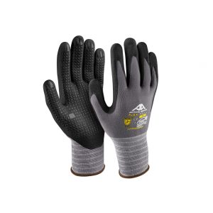 Guanti Active Flex F3260D nylon/spandex nitrile nero schiumato puntinato 12 paia