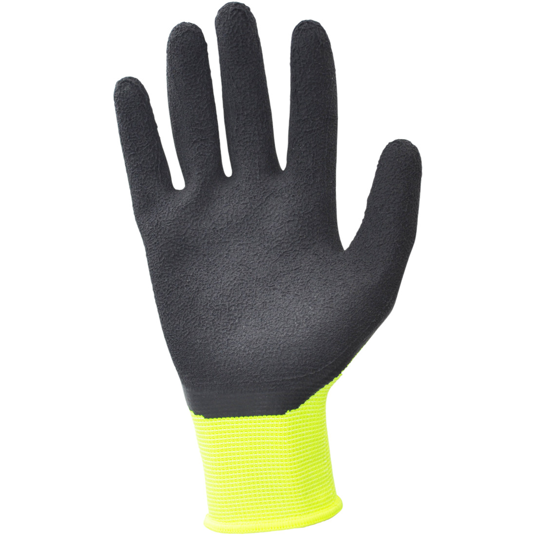 Guanti Active Grip G1190 poliestere / schiuma di lattice Nero Giallo 12 paia - immagine 4