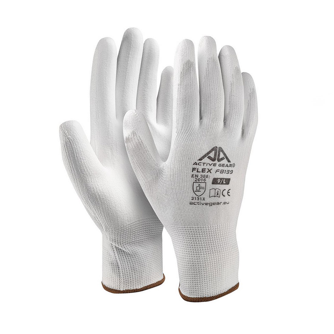 Guanti Active Flex F8140 in poliestere/poliuretano Bianco 12 paia - immagine 2