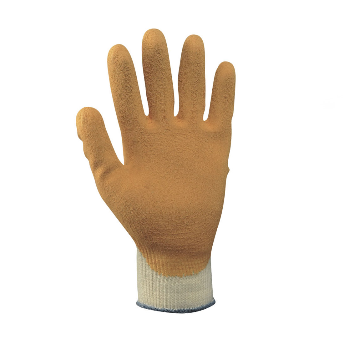 Guanti Neri Eko 400 cotone-poliestere / lattice Arancione 12 paia - immagine 3