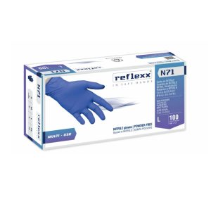 Guanti monouso in nitrile Reflexx N71 100 pz.