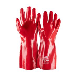 Guanti Active Chem H7040 40 cm riutilizzabili in PVC a protezione chimica 12 paia