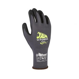 Guanti Upower Flex in nitrile/spandex grigio