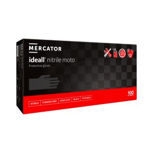 Guanti monouso in nitrile Mercator Ideall Nitrile Moto 100 pz.