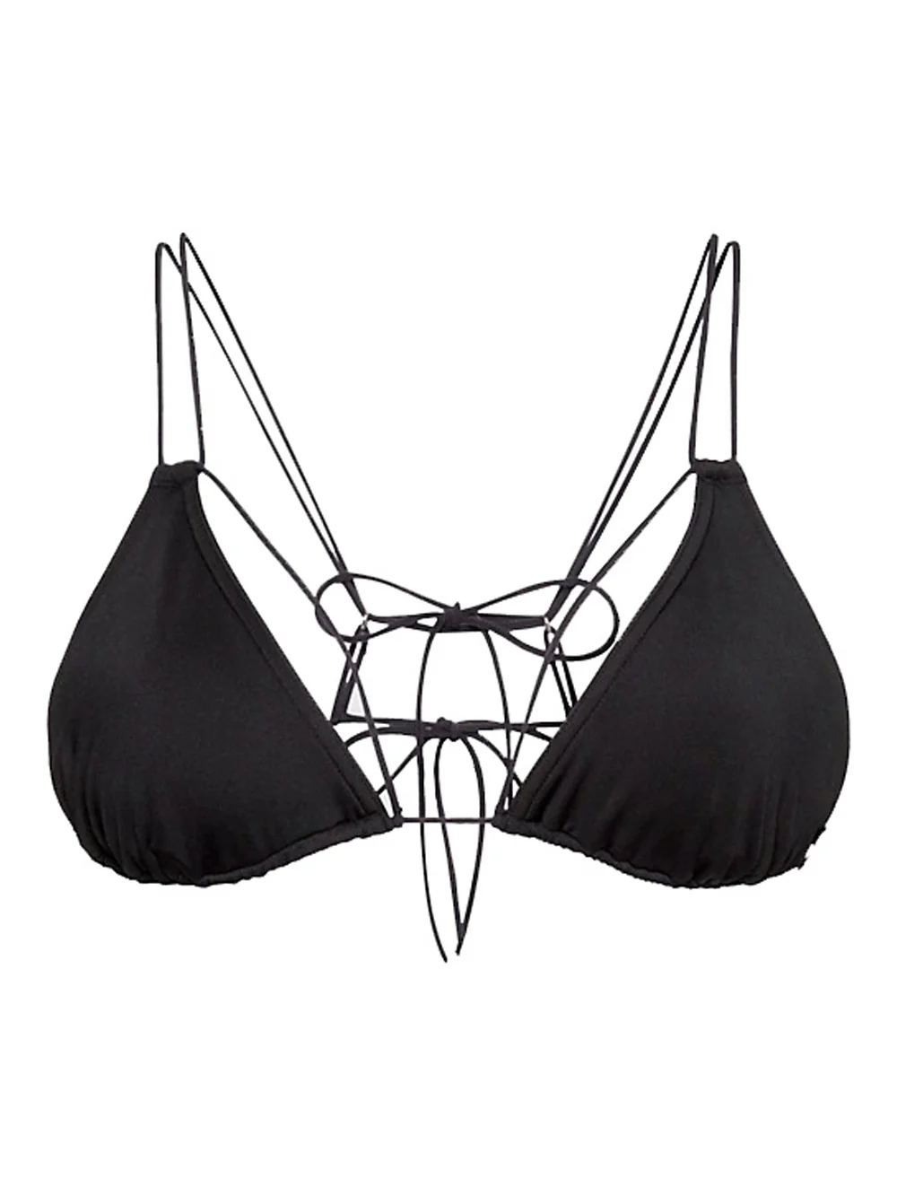 Bikini Sopra Donna Triangle Nero
