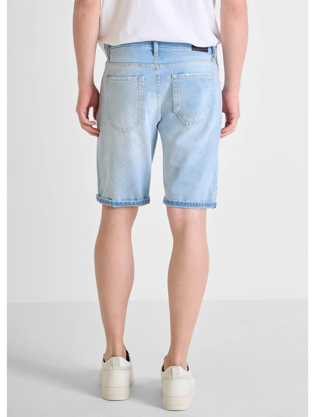 Shorts Jeans Uomo Argon Slim Fit Blu - immagine 3