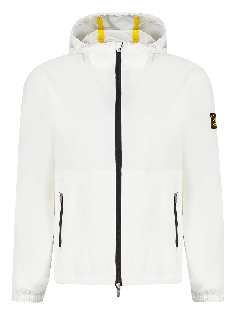 Giacca Leggera Unisex Hooded Windbreaker Bianco - immagine 2