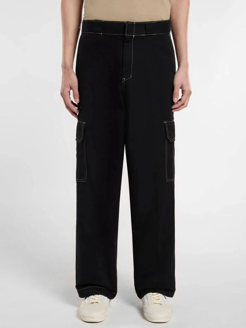 Pantalone Cargo Uomo Riverbend Nero - immagine 3
