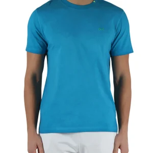 T-shirt Uomo Special Dyed Beach Blu